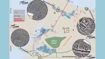 Pesquisadores encontraram assentamentos medievais na região de Rungholt - Divulgação/Wilken et. al
