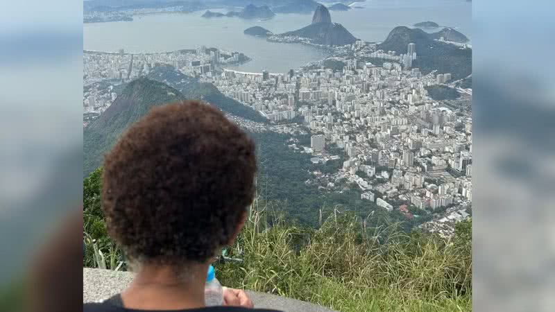 Mulher resgatada realizou sonho de conhecer o Cristo Redentor - Divulgação