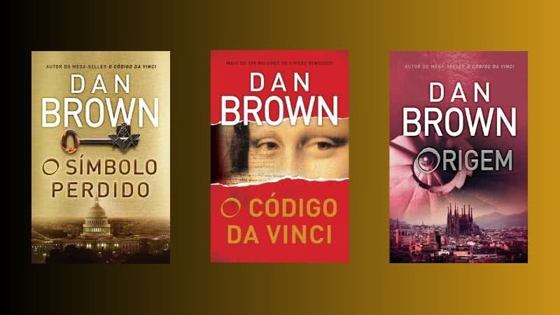 Reunimos a obra completa de Dan Brown, autor do icônico best seller 'O Código Da Vinci' e de outros livros de sucesso - Créditos: Reprodução/Mercado Livre