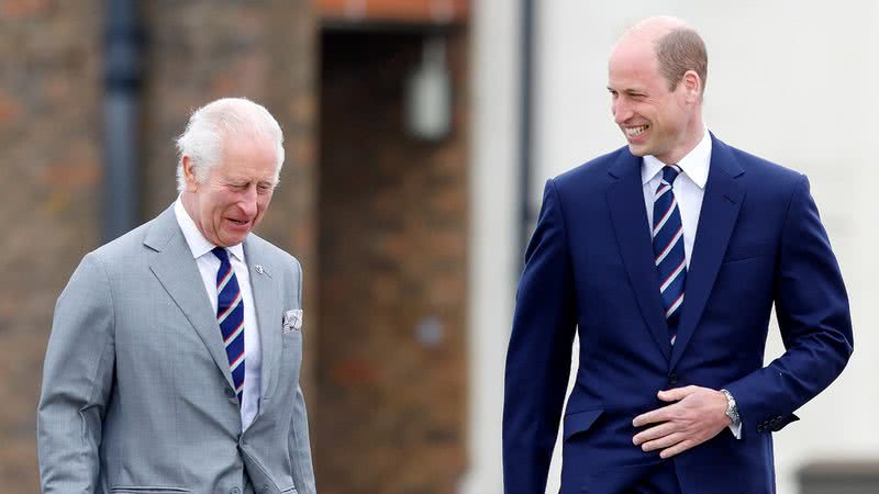 Rei Charles III e Príncipe William - Getty Images