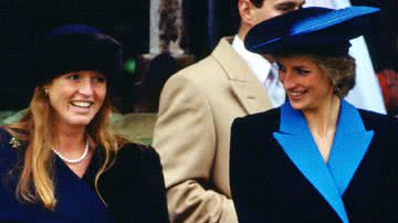 Sarah Fergunson e a princesa Diana - Getty Images