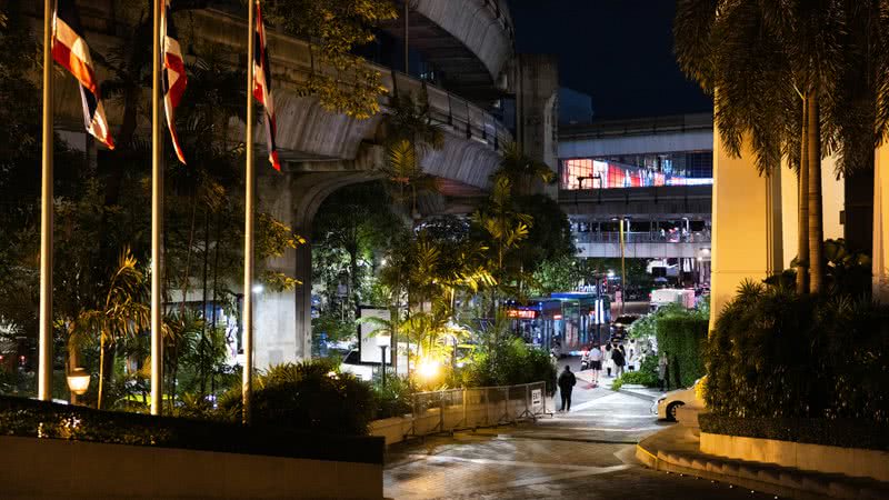 Hotel em que seis pessoas foram encontradas mortas em Bangkok, na Tailândia - Getty Images