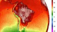 Calor extremo bate recorde no Brasil - Reprodução/UMaine