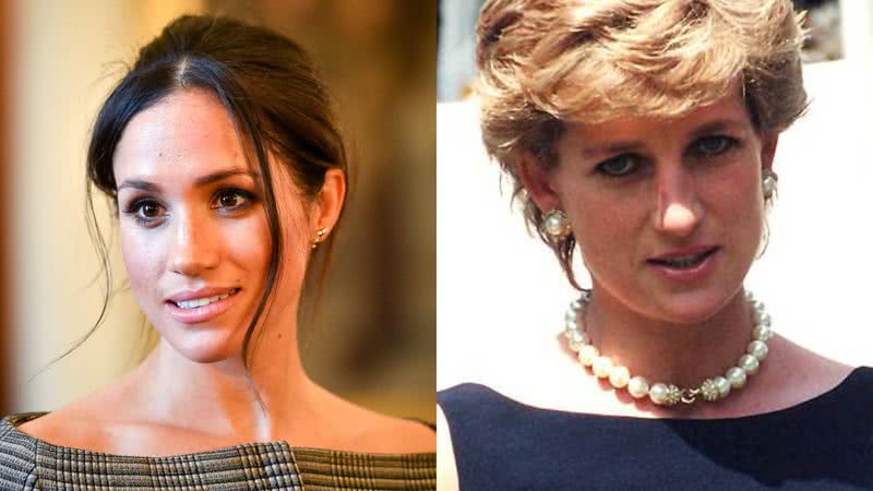 Meghan Markle e a princesa Diana - Getty Images / Parfjonov