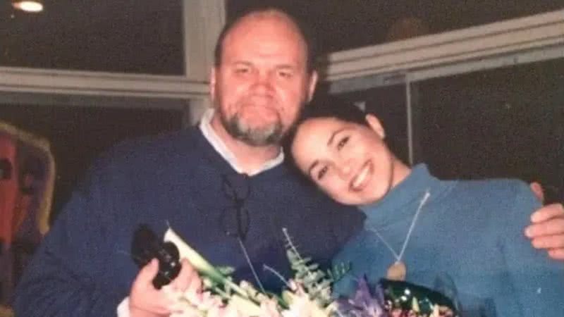 Meghan Markle e seu pai, Thomas Markle - Arquivo Pessoal