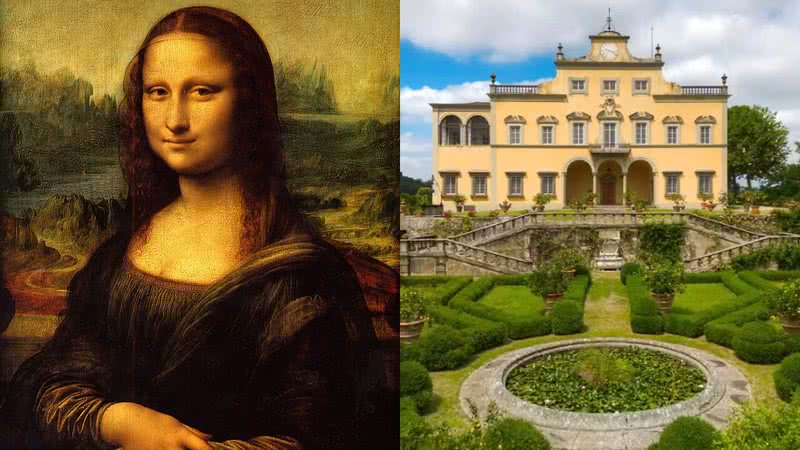 'Mona Lisa', de Leonardo da Vinci, e propriedade de Florença - Domínio Público via Wikimedia Commons / Divulgação/Italia Sotheby's International