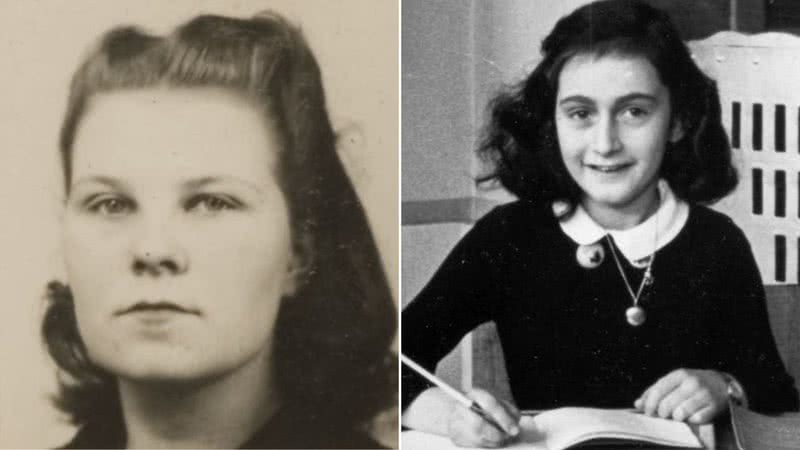 Fotos de Nelly Voskuijl e Anne Frank - Stadsarchief Amsterdam e Fundação Anne Frank