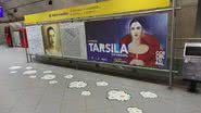 Exposição de Tarsila do Amaral na estação de metrô Oscar Freire - Reprodução/CNN