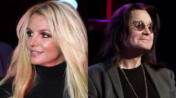 Britney Spears (à esqu.) e Ozzy Osbourne (à dir.) - Getty Images