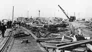 Fotografia da época da destruição de Port Chicago - Getty Images