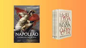 Confira renomados livros de história disponíveis por bons preços durante o Prime Day da Amazon para você renovar a estante sem pesar no bolso - Créditos: Reprodução/Amazon