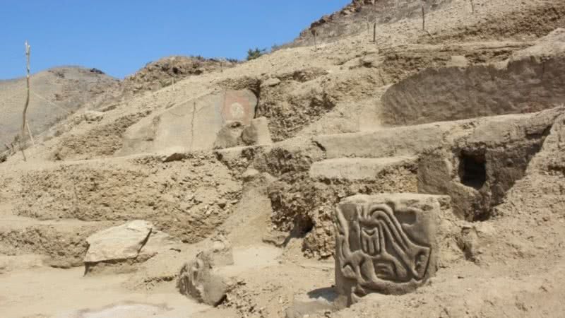 Registro da descoberta arqueológica feita no Peru - DDC Lambayeque/Ministério da Cultura do Peru