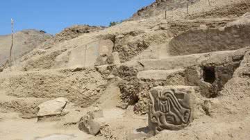 Registro da descoberta arqueológica feita no Peru - DDC Lambayeque/Ministério da Cultura do Peru