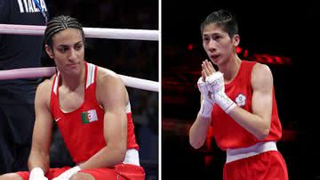 Boxeadoras Imane Khelif e Lin Yu-ting - Getty Images; Getty Images