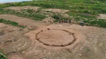 Grande túmulo da Idade do Bronze encontrado na Alemanha - Divulgação/LWL-Archaeology for Westphalia/Andreas Wibbe