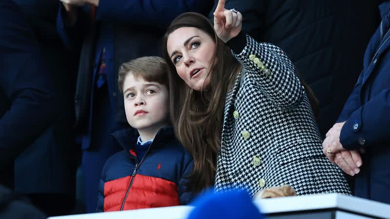 Príncipe George e sua mãe, Kate Middleton - Getty Images