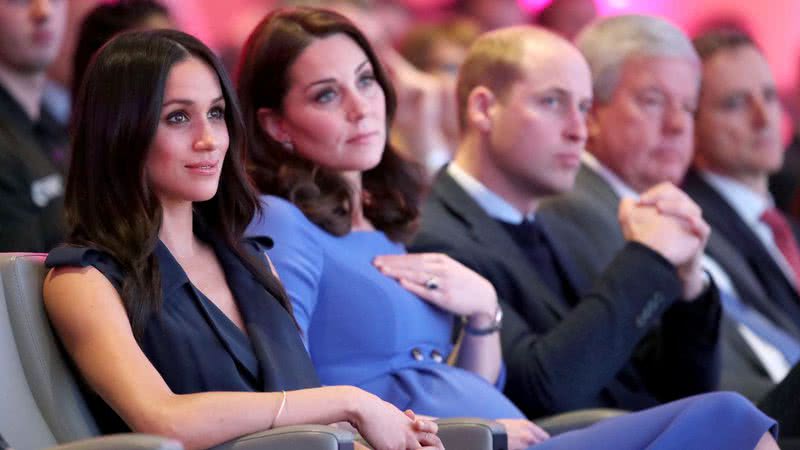 Meghan Markle, Kate Middleton e Príncipe William - Getty Images