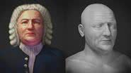 Imagem do rosto de Bach recriado em 3D - Reprodução/Instagram/cogitas3d