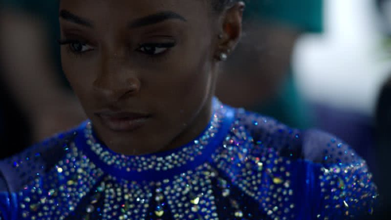 Cena de 'O Retorno de Simone Biles' - Netflix