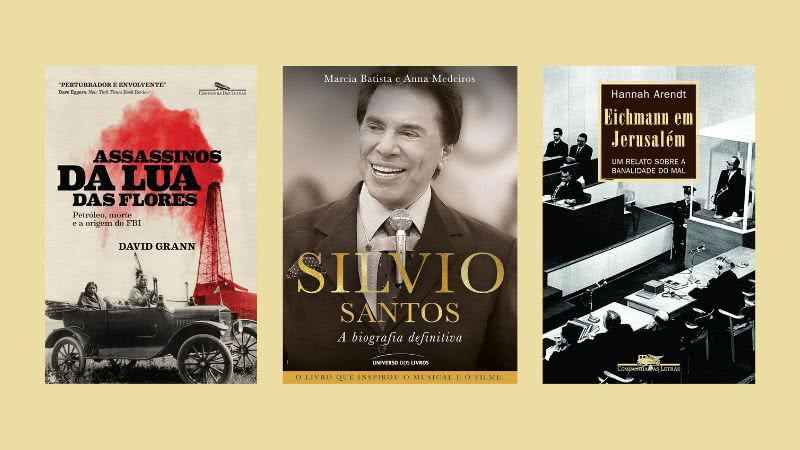 Explore a biografia de Silvio Santos e aproveite ofertas em 8 livros renomados disponíveis na Amazon, abrangendo diversos gêneros e temas imperdíveis - Créditos: Reprodução/Amazon