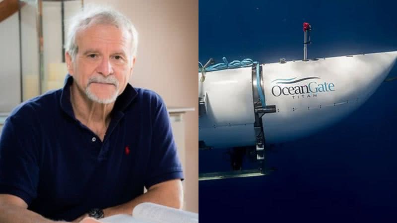 Paul Henry Nargeolet e Submarino Titan - Reprodução/Wikimidea e OceanGate