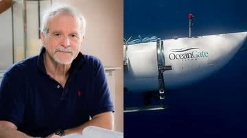 Paul Henry Nargeolet e Submarino Titan - Reprodução/Wikimidea e OceanGate