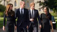 Kate, William, Harry e Meghan - Getty Images