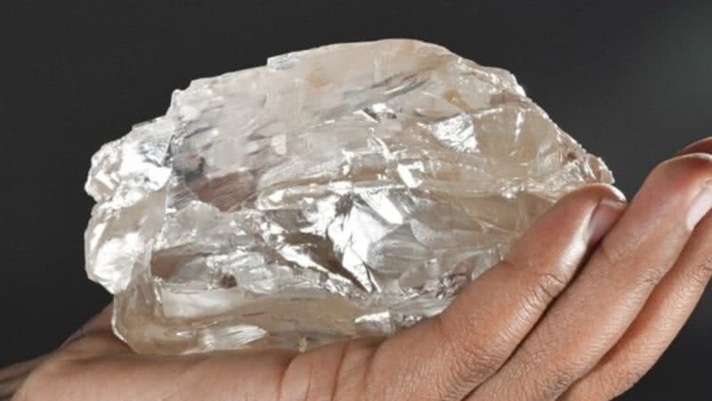 Diamante descoberto recentemente em Botsuana - Divulgação/Lucara Diamond Corp