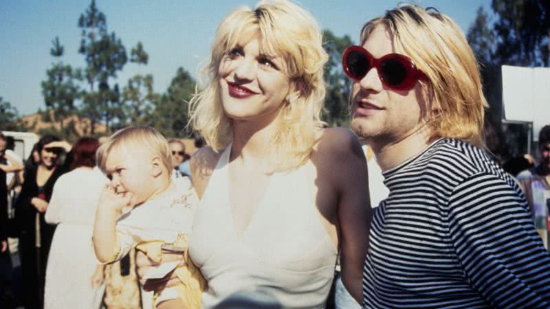 Francis Bean, Courtney Love e Kurt Cobain - Getty Images