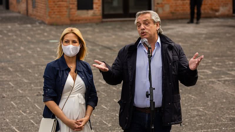 Fabíola Yañez e Alberto Fernández - Getty Images