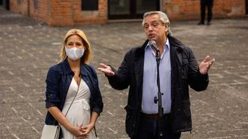 Fabíola Yañez e Alberto Fernández - Getty Images