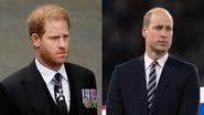 Príncipes Harry e William, respectivamente - Getty Images