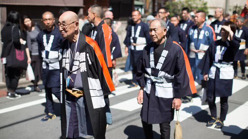 Imagem ilustrativa de idosos japoneses - Getty Images