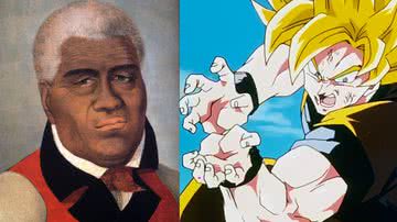 Rei Kamehameha I e cena de 'Dragon Ball Z' - Domínio Público via Wikimedia Commons / Reprodução/Toei Animation