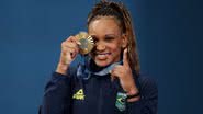 Rebeca Andrade durante os Jogos Olímpicos de Paris - Getty Images