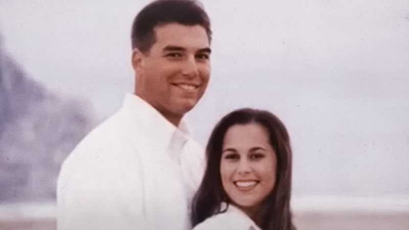 Scott Peterson e sua esposa, Laci - Reprodução/YouTube/Netflix