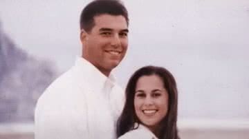 Scott Peterson e sua esposa, Laci - Reprodução/YouTube/Netflix