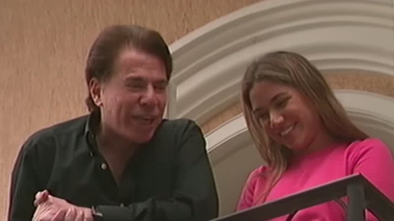 Patrícia Abravanel e Silvio Santos após o sequestro - Reprodução/YouTube/Band Jornalismo