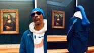 Snoop Dogg em sua visita ao Museu do Louvre - Reprodução/Instagram/snoopdogg