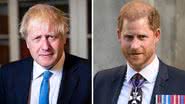 Boris Johnson e príncipe Harry - Wikimedia Commons via Ben Shread; Getty Images