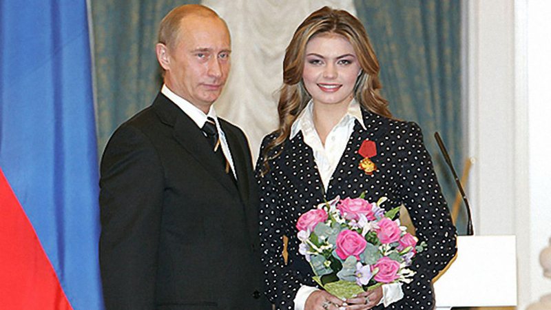 Vladimir Putin e a ex-ginasta Alina Kabaeva - Divulgação/Kremlin