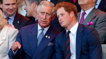 Rei Charles III e o príncipe Harry - Getty Images