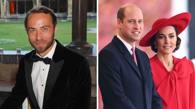 James Middleton, príncipe Wiliam e Kate Middleton - Getty Images / Getty Images