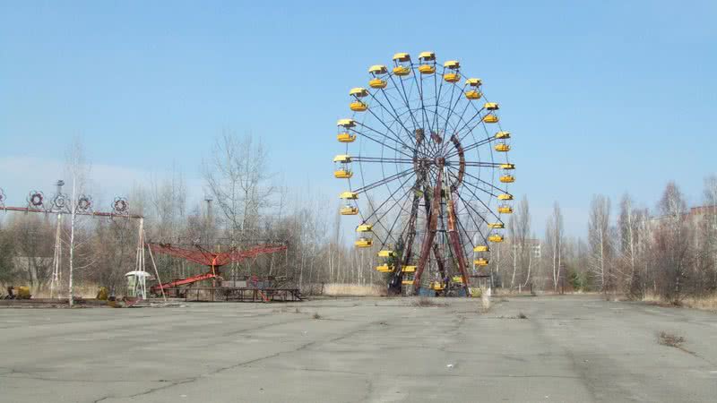 A roda-gigante do Parque de Diversões de Pripyat - Wikimedia Commons/Justin Stahlman