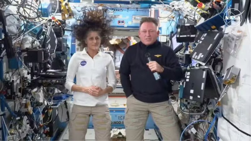 Suni Williams e Butch Wilmore - Divulgação/Nasa