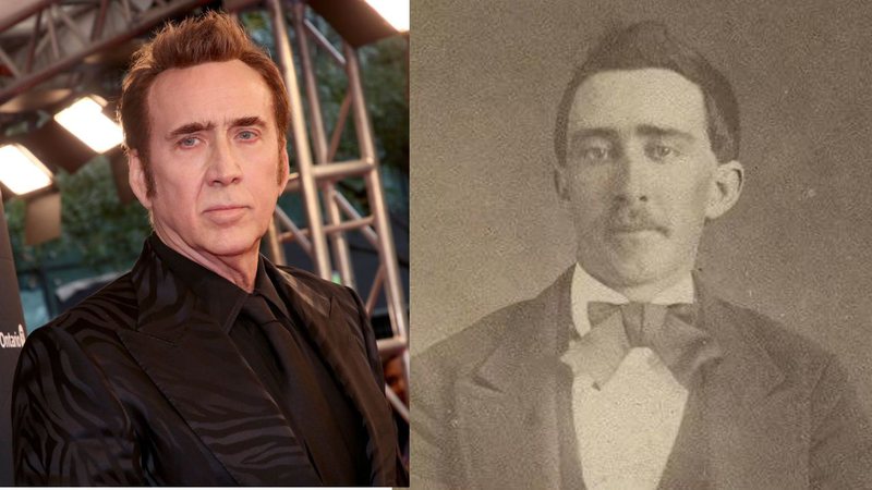 Retrato datado da Guerra Civil Americana se assemelha ao ator Nicolas Cage - Getty Images e Divulgação