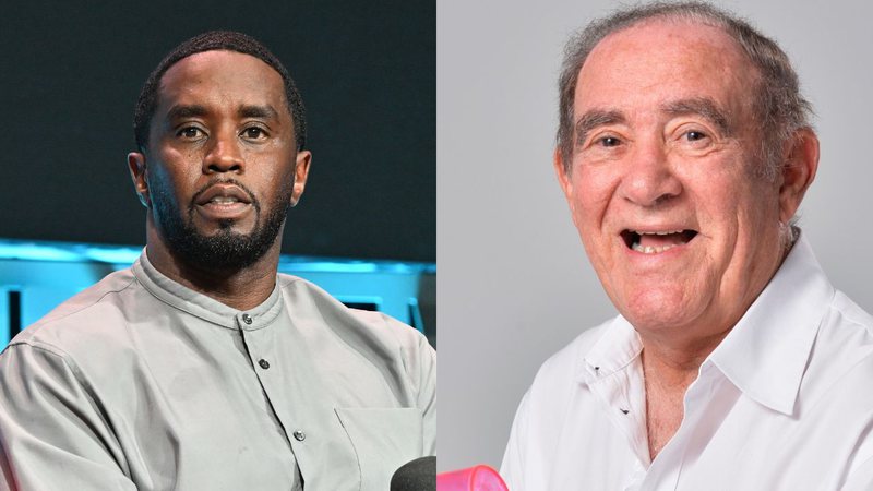 Sean "Diddy" Combs e Renato Aragão - Getty Images e TV Globo