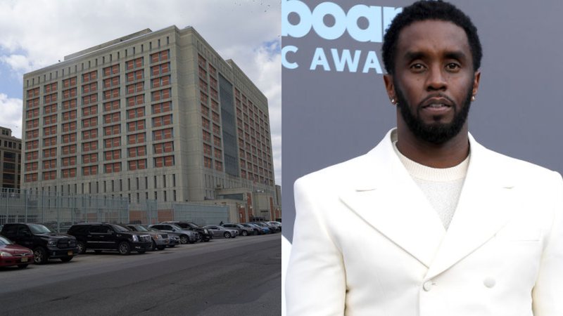 Registro do Metropolitan Detention Center (MDC) e de Diddy - Getty Images