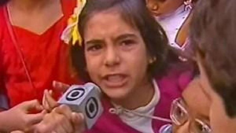 Patrícia Veloso Martins, a garotinha revoltada no documentário das Paquitas - Reprodução/GloboPlay