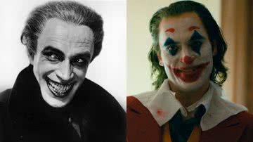 Cena de 'Coringa' (2019) e 'O Homem que Ri' (1928) - Warner Bros. e Universal Pictures